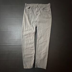 Mott & Bow Jeans Mens 34x32 Gray Slim Fit Stretch Denim Comfort Casual